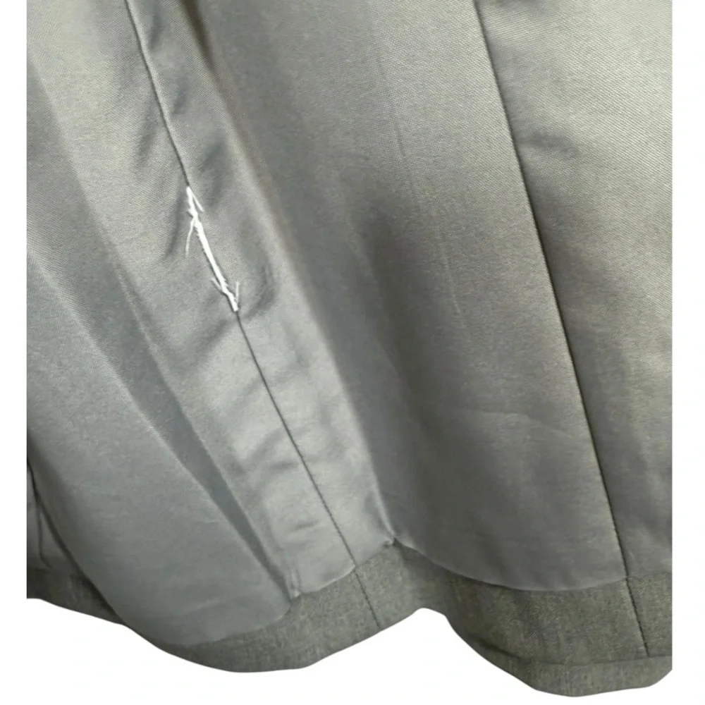 J. Crew Womens Gray Classic Two Button ‎ Blazer Jacket Size 4 Business Career